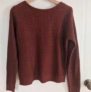 Burnt orange sweater